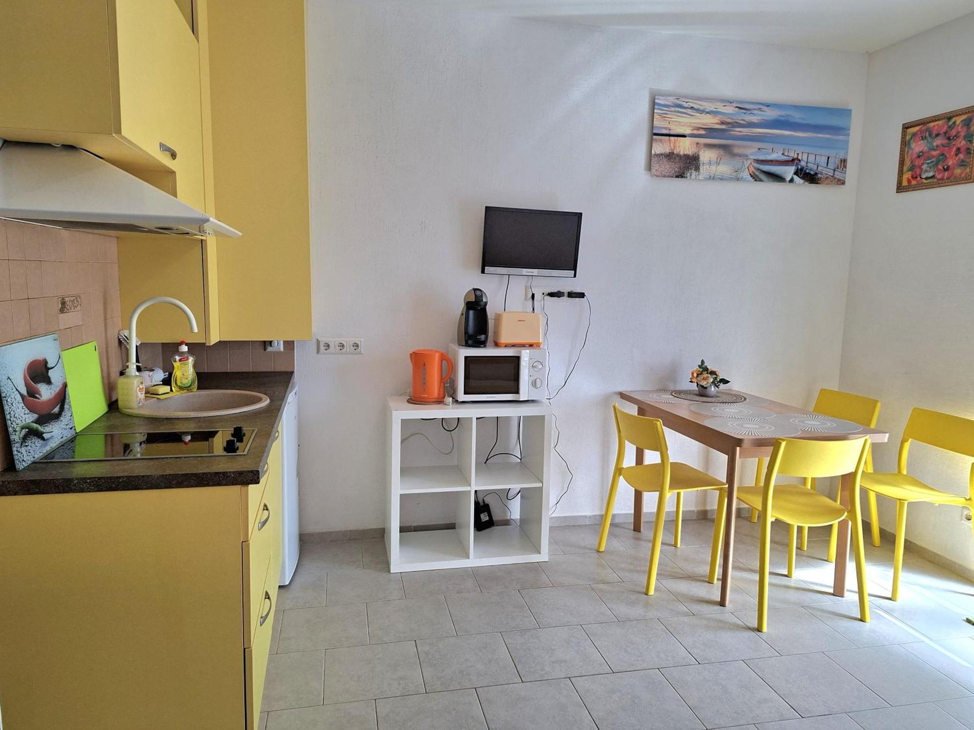 Geltoni apartamentai Palanga Bagian luar foto